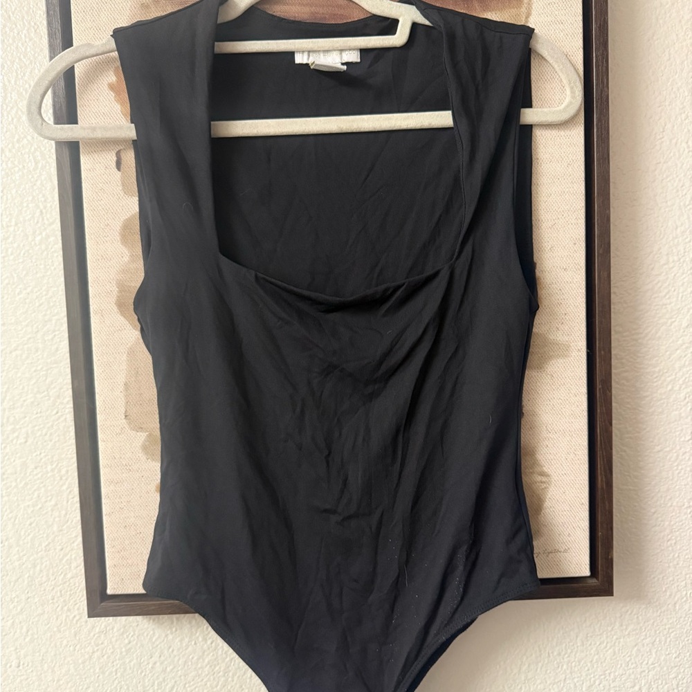 House of Harlow 1960 Classic Black Bodysuit